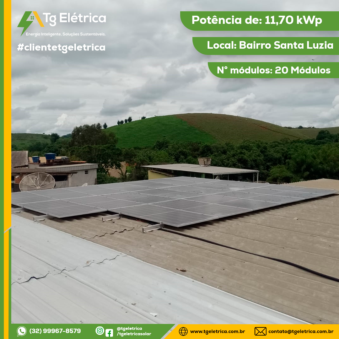Instalação em Santo Antônio de Pádua - RJ - TG Elétrica