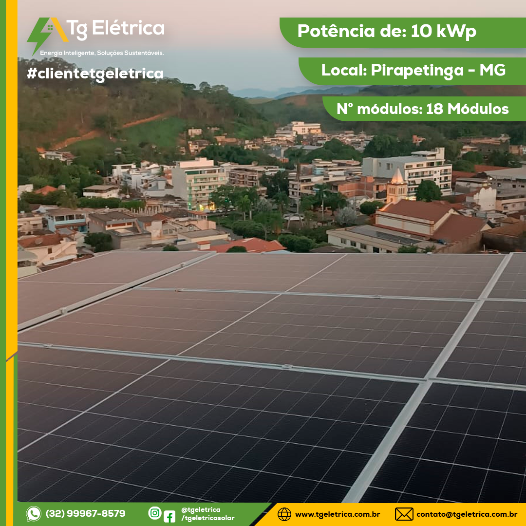 Instalação em Pirapetinga - MG - TG Elétrica