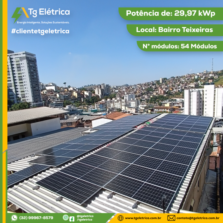 Instalação em Juiz de Fora - MG - TG Elétrica
