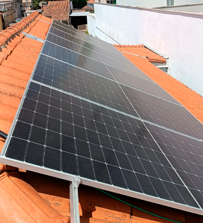 Instalação fotovoltaica, página sobre TG ELétrica